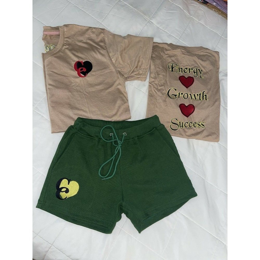Women Comfy Short Set Cotton Customized Inspired Outfit Medium